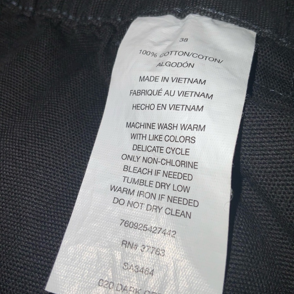 Savane Gray 8” Cargo Hiking Shorts Comfort Waist Tech Pocket Sun Protection 38 - Picture 11 of 11
